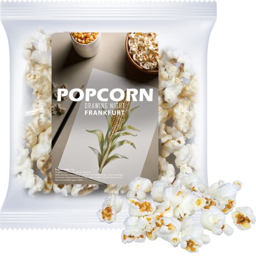 Popcorn salty, ca. 10g, express maxi bag with label