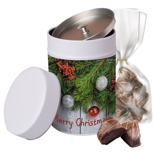 Fine gingerbread, ca. 100g, pouch in metal tin maxi with label