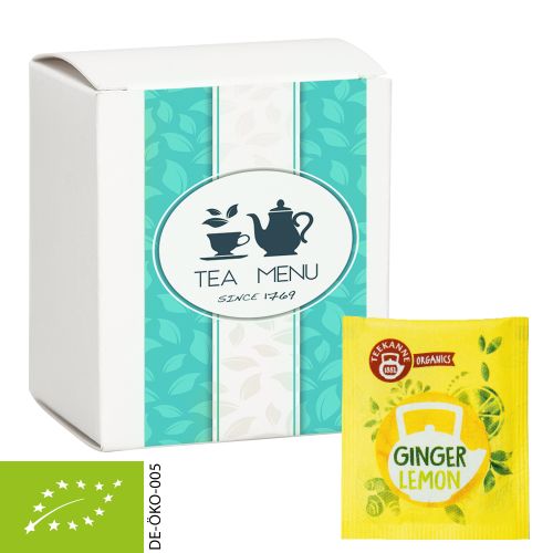 Organic bag of tea Ginger Lemon, 5 piece, 9,0g, folding box