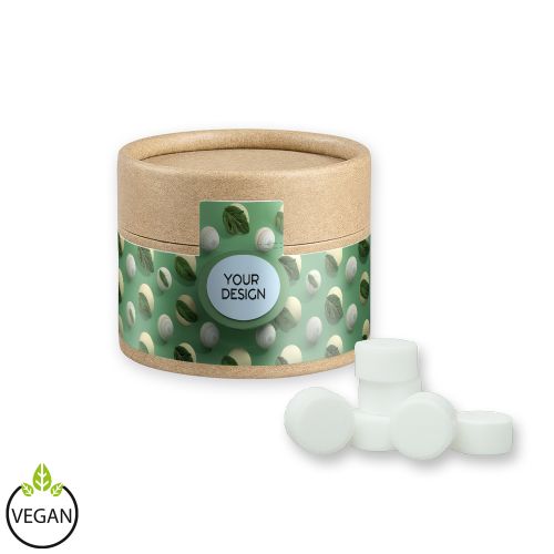Peppermint drops sugar free, ca. 40g, cardboard can mini