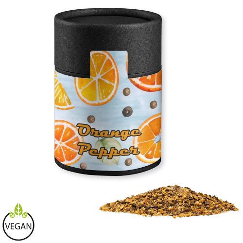 Orange pepper, ca. 75g, cardboard can midi black