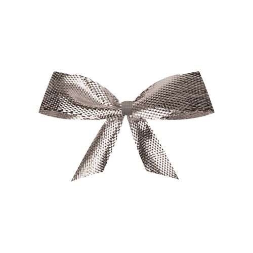Deco, ca. 1g, ribbon silver small with golden clip