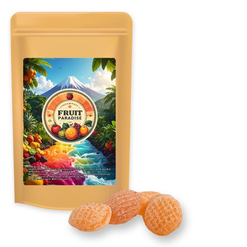 Multivitamin sweets, ca. 80g, midi stand up pouch with label